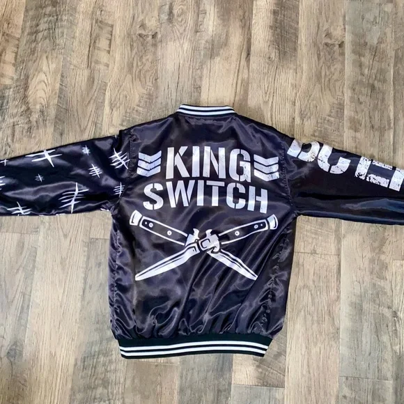 Njpw wwe wwf aew bullet club Jay White Switch blade jacket - Picture 4 of 5